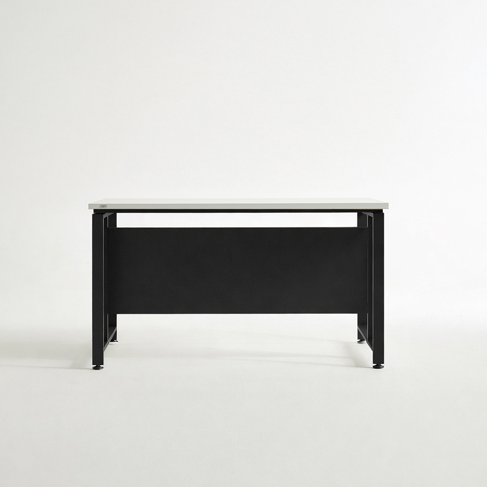 티에스퍼니처 TS-03 철제 컴퓨터책상 파티션 데스크 1400x800mm, 블랙+올화이트 - 상품 이미지