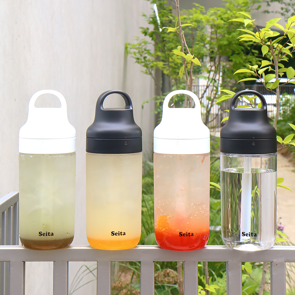 니드코 세이타 어반 스트로 워터보틀 550ml 트라이탄 헬스장 텀블러 휴대용 손잡이 빨대 물병 - 상세 이미지 2