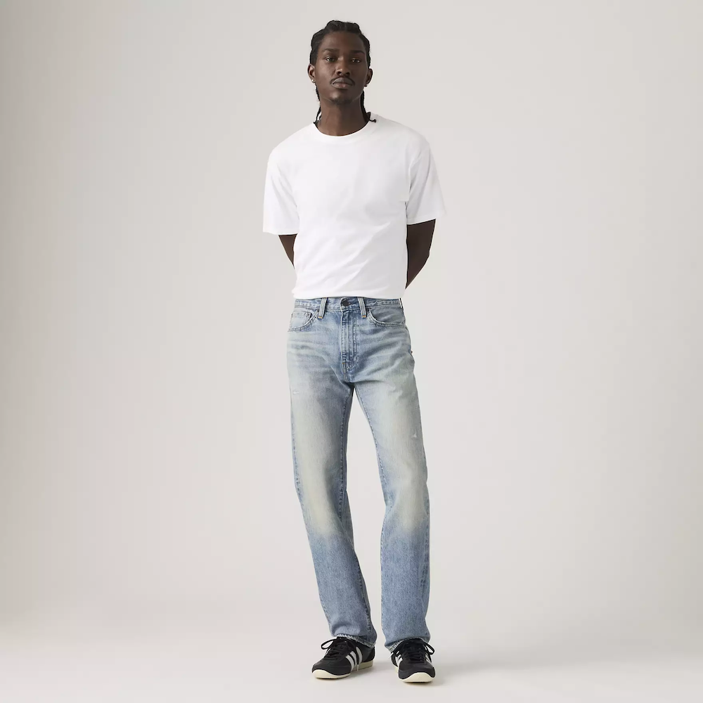 리바이스 프리미엄 505 레귤러 핏 셀비지 남성 청바지 Back At It Distressed Selvedge - 상세 이미지 2