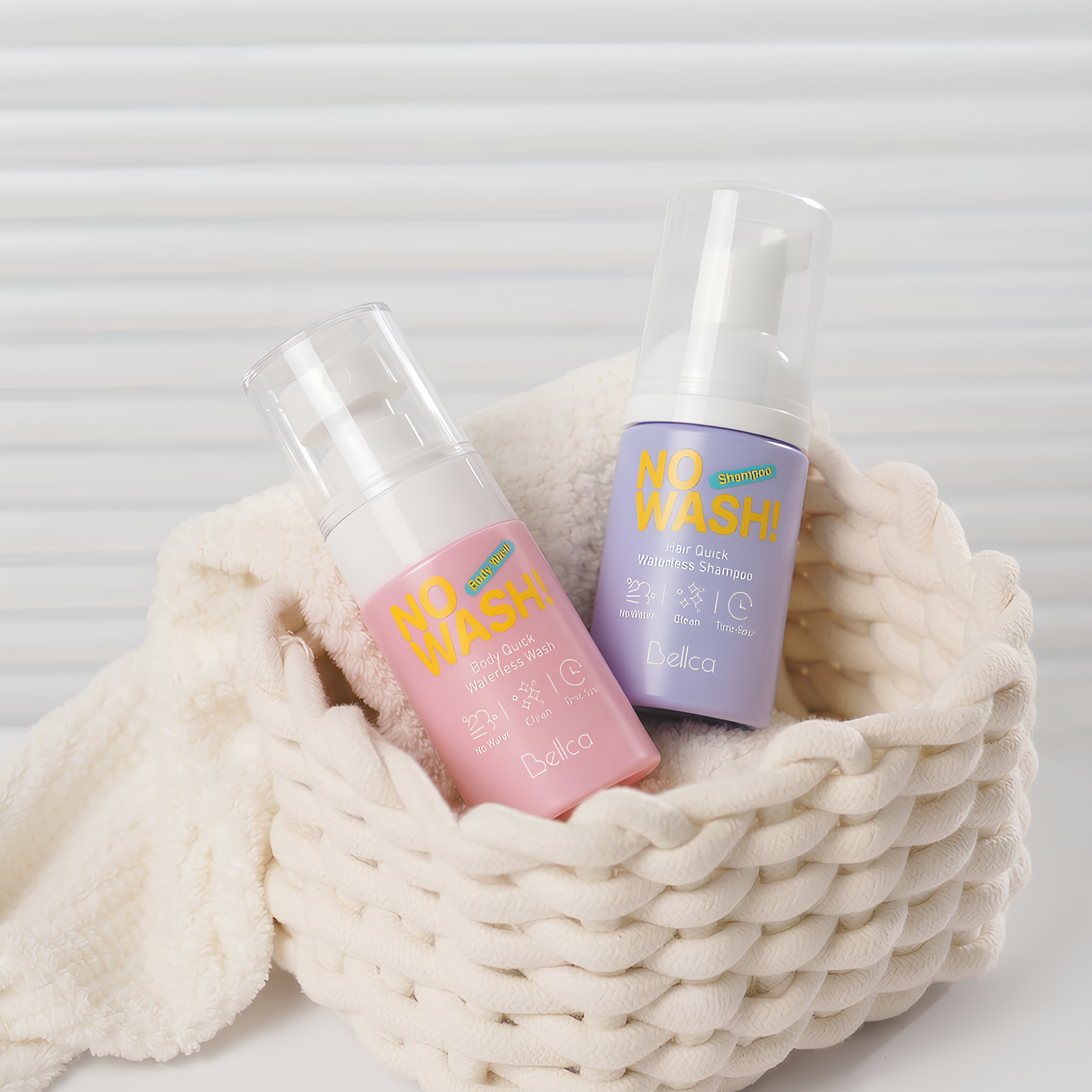 벨카 퀵 워터리스 비건 임산부 약국 샴푸 바디워시 세트 30ml - 상세 이미지 2