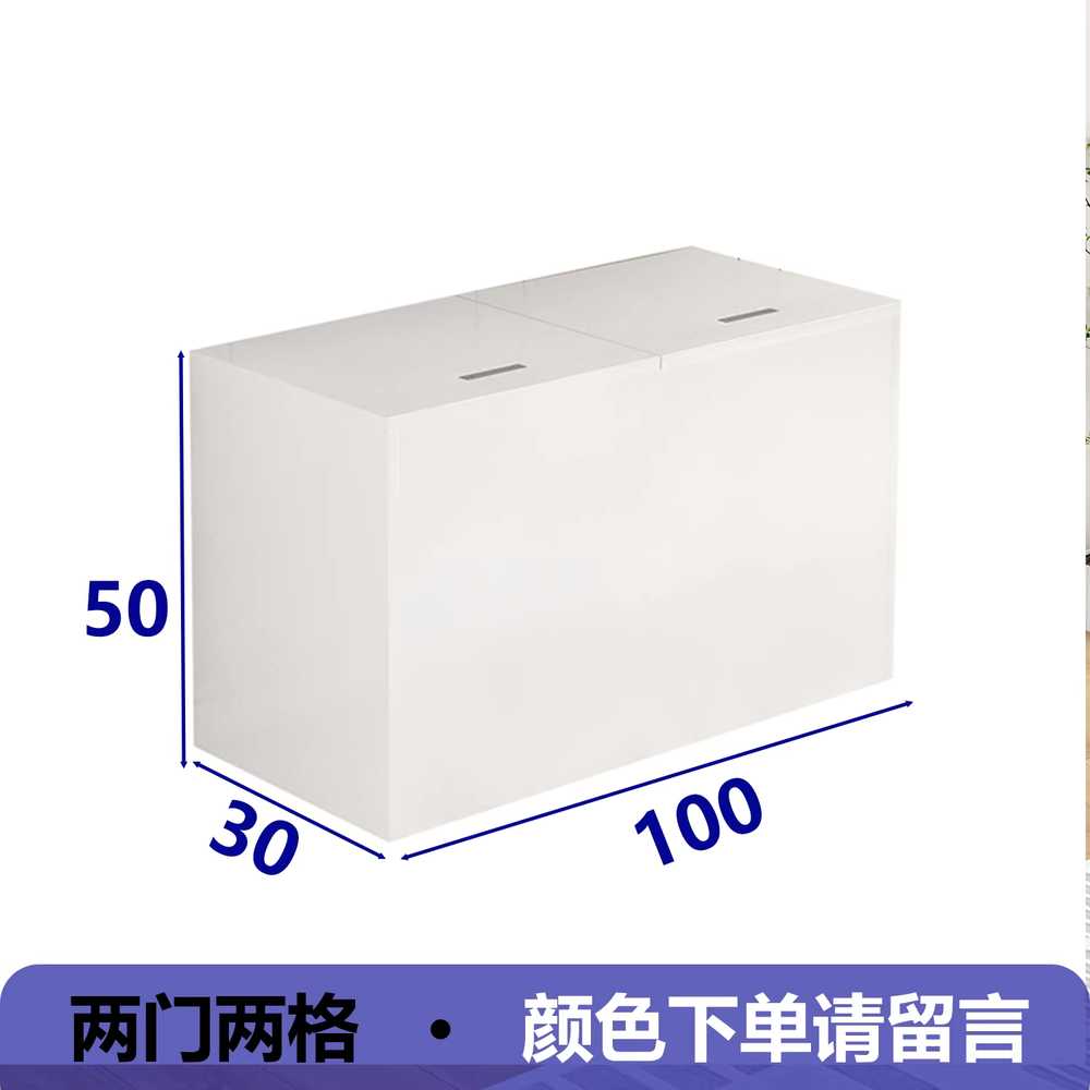 침대 틈새장 다용도 원목 침대헤드 안방 수납장 공간 100x25x40cm 2짝 2칸 / 합판 이미지 7