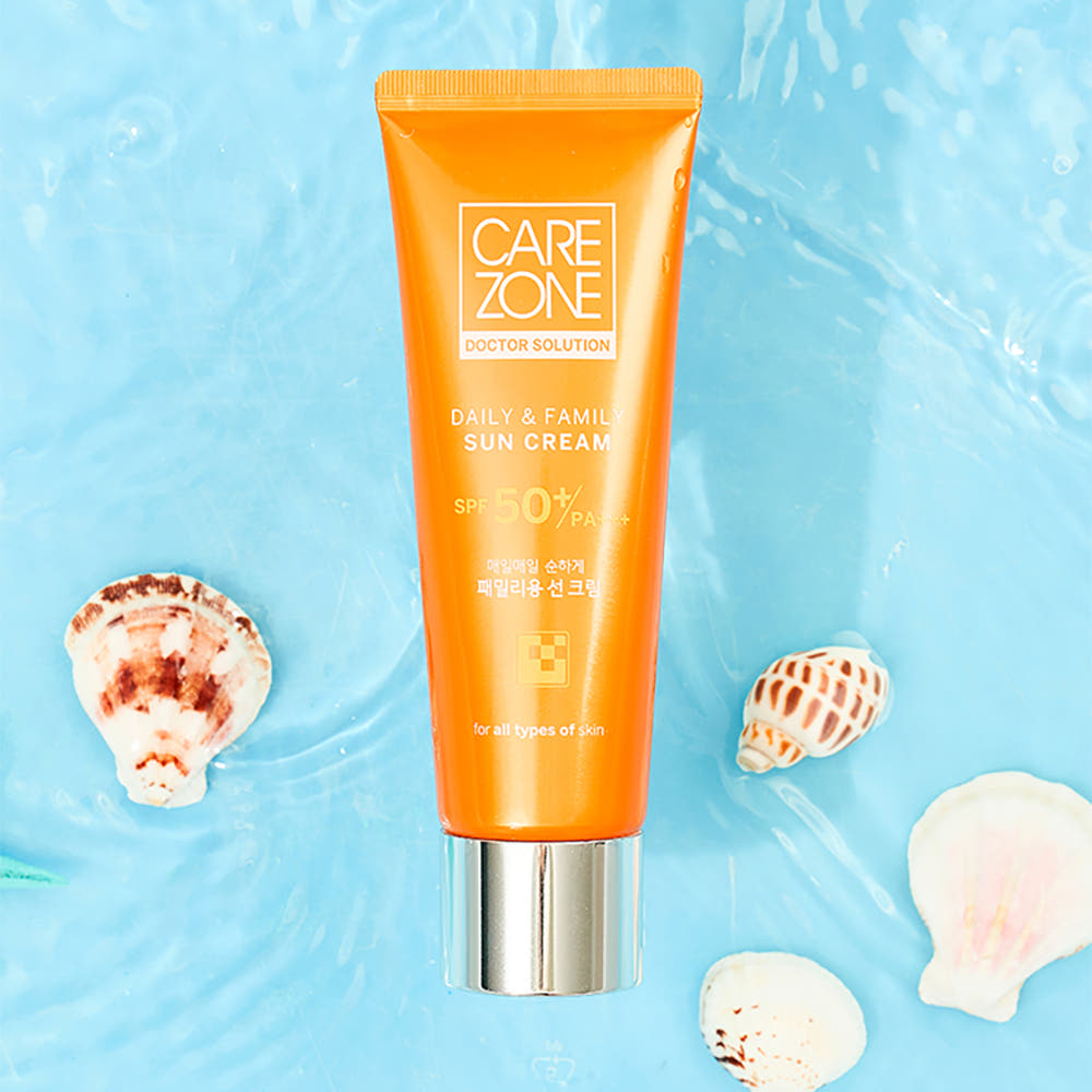 케어존 데일리&패밀리 선크림 80ml (SPF50+/PA+++) - 상세 이미지 2