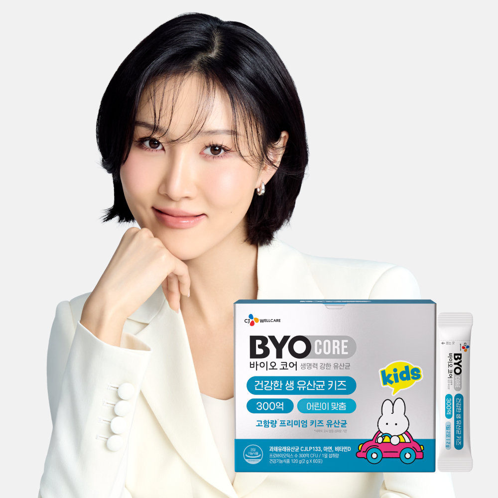 CJ 바이오코어 건강한 생 유산균 키즈 300억 보장 부자유산균 60포, 1개 제품 이미지
