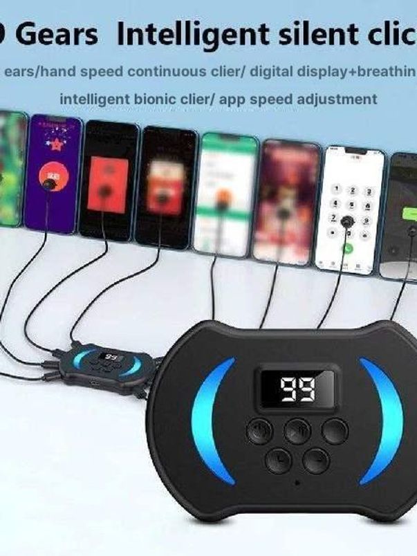 메크로 핸드폰 반복터치 헤드 자동터치 클릭기 오토클리커 6 head - 상세 이미지 3