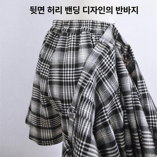 스트릿댄스 숏스커트 치마바지 블랙 공연 GL 아이돌의상 블랙 GL M - 상세 이미지 2
