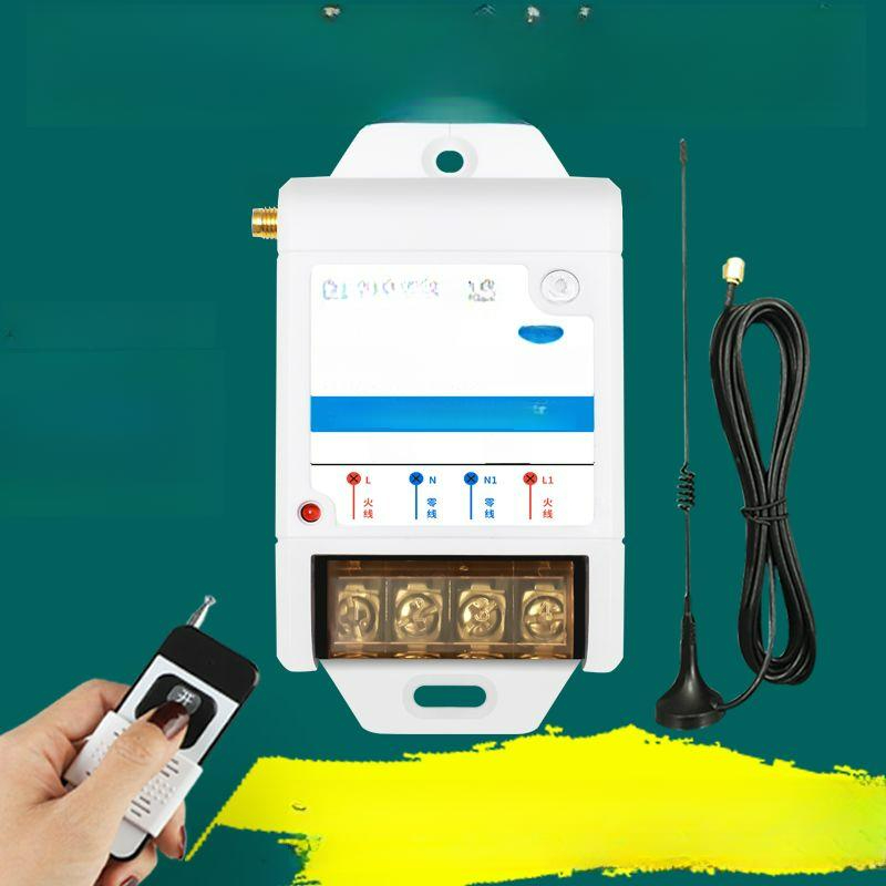 장거리 전원 스위치 제어기 원격 펌프 모터 워터 무선 220V 3000W 1개 1000m - 상품 이미지