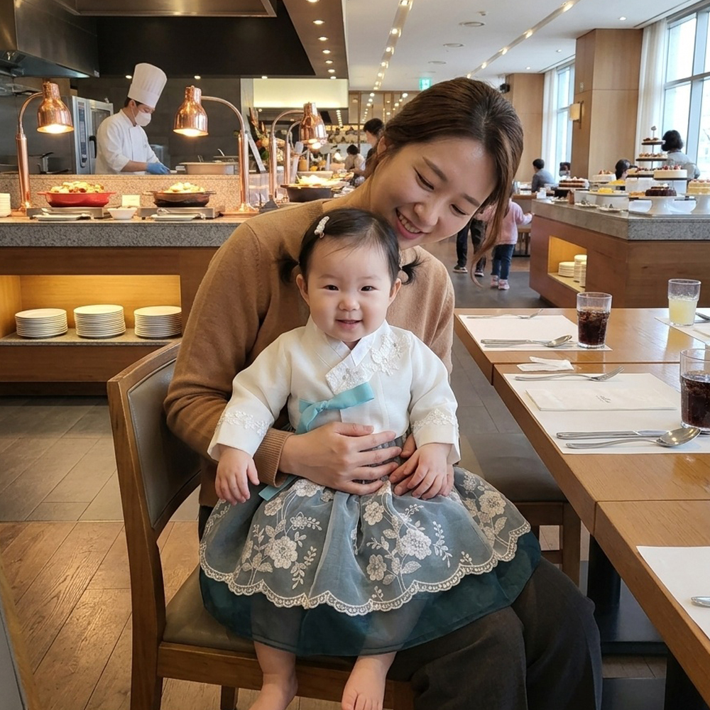 궁 한복 대여 돌 잔치 가족 추석 행사 유치원 남아 여아 아가 110번 이미지 8