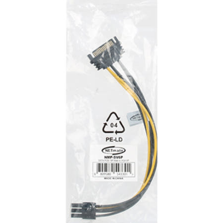 SATA to PCI-E 6핀 케이블 그래픽카드보조전원케이블 파워서플라이케이블 그래픽카드전원선 SATA전원케이블 SATATOPCIE