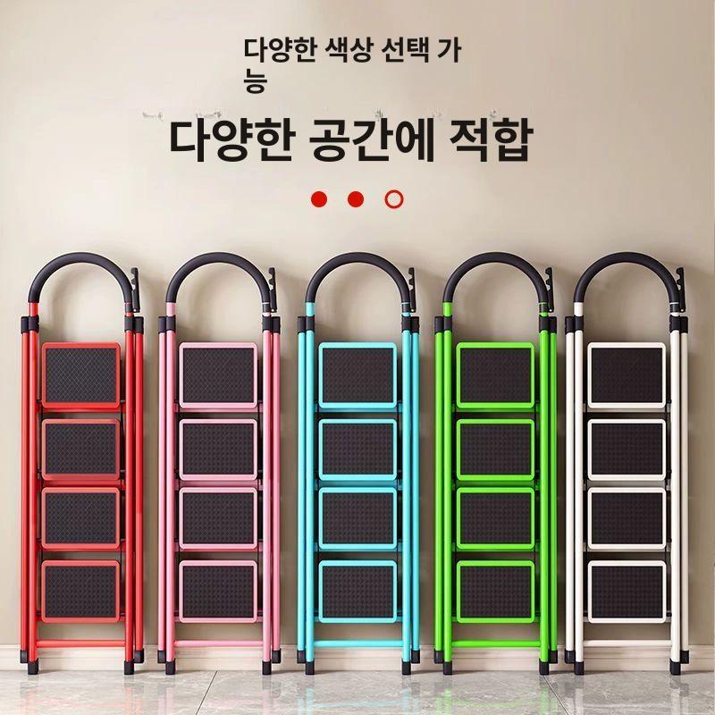 접이식사다리 5단 접이식 사다리 이동식 안전 계단 작업 다락방 계단식 - 상세 이미지 3