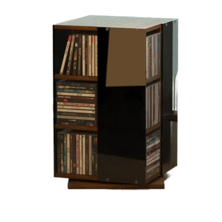 [해외]cd진열장 수납장 회전스탠드 cd랙 dvd 선반 보관함 투명