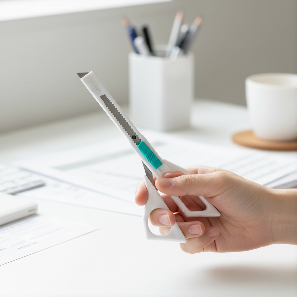 택배칼 가위 겸용 박스커터 언박싱 커터칼 이미지 3