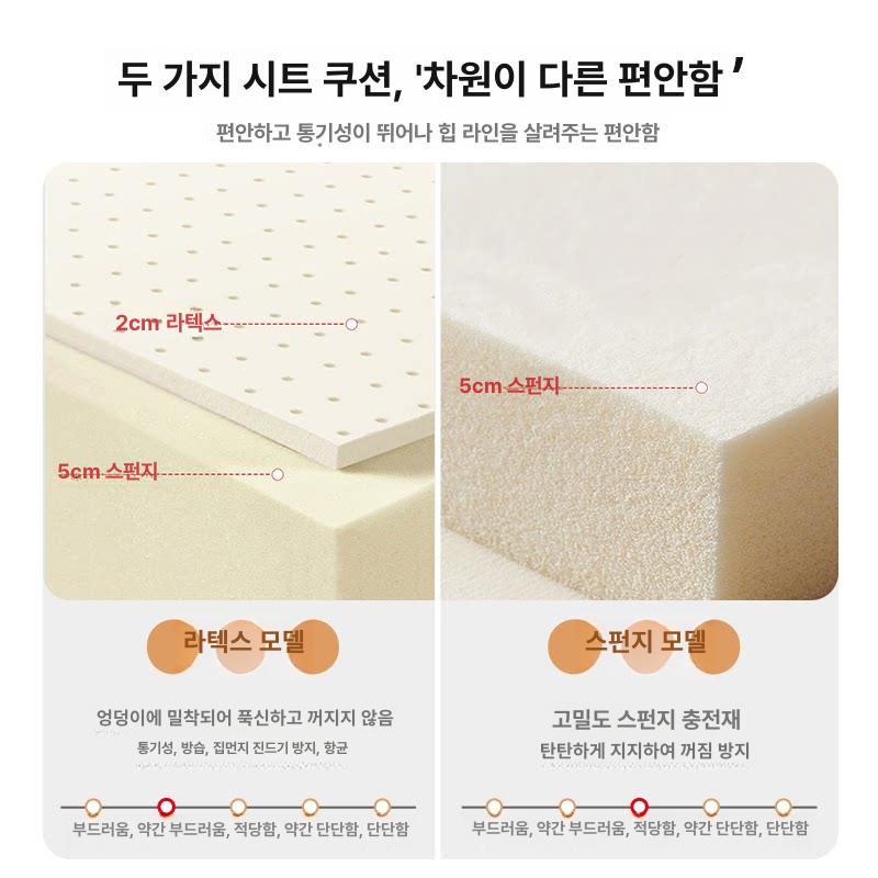 접이식 소파베드 쇼파 캐릭터 확장형 침대 원룸 스펀지 베이지화이트 폭 0.7m 길이 1.8m (어린이용) 이미지 6
