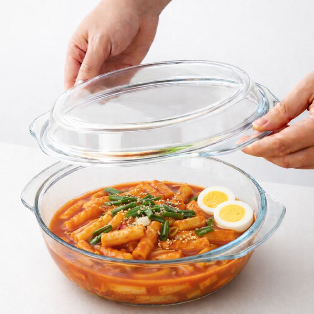 전자레인지유리찜기 전자레인지파스타쿠커 오븐용기그릇 1L - 상세 이미지 2