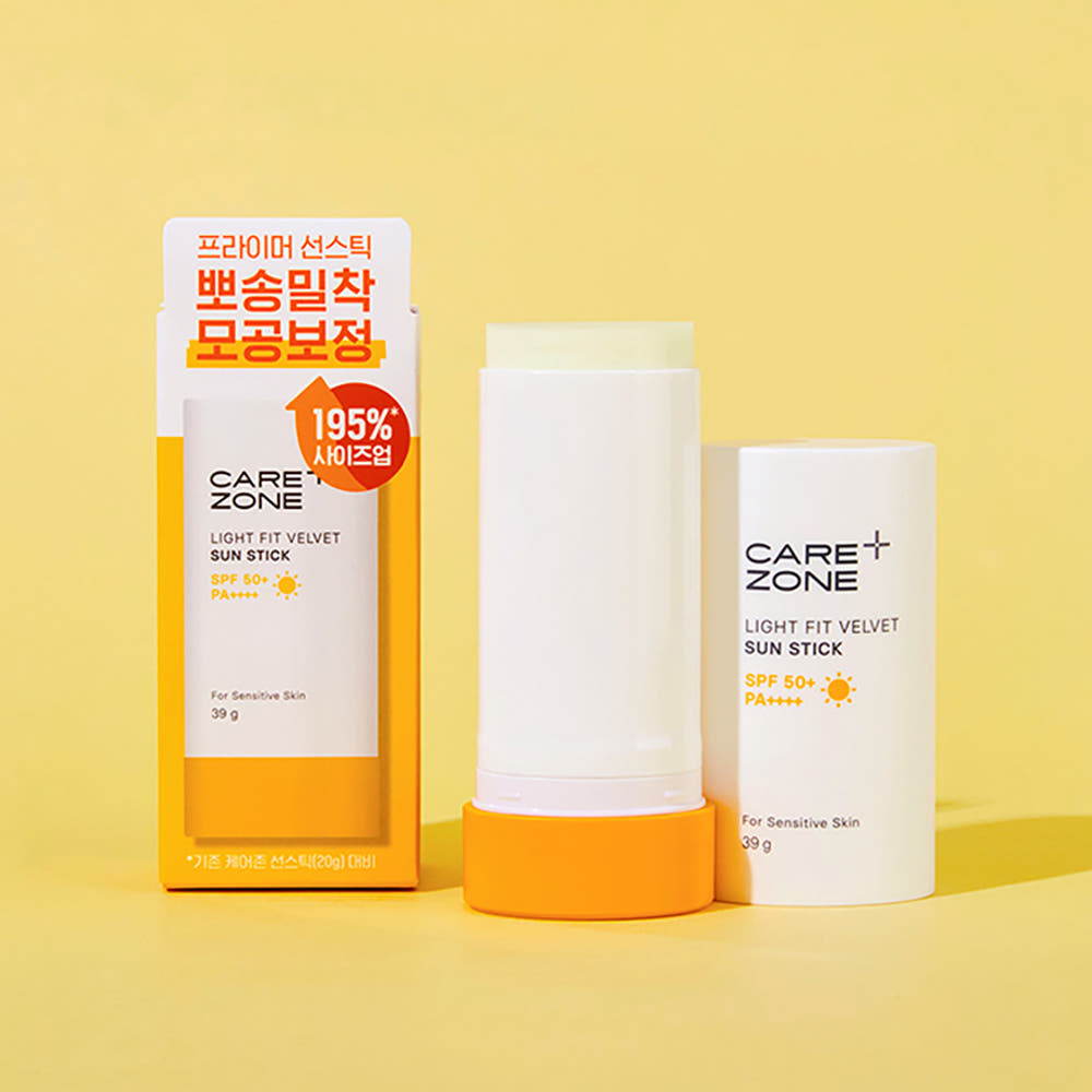 케어존 라이트핏 벨벳 선스틱 39g (SPF 50+,PA++++) - 상세 이미지 2