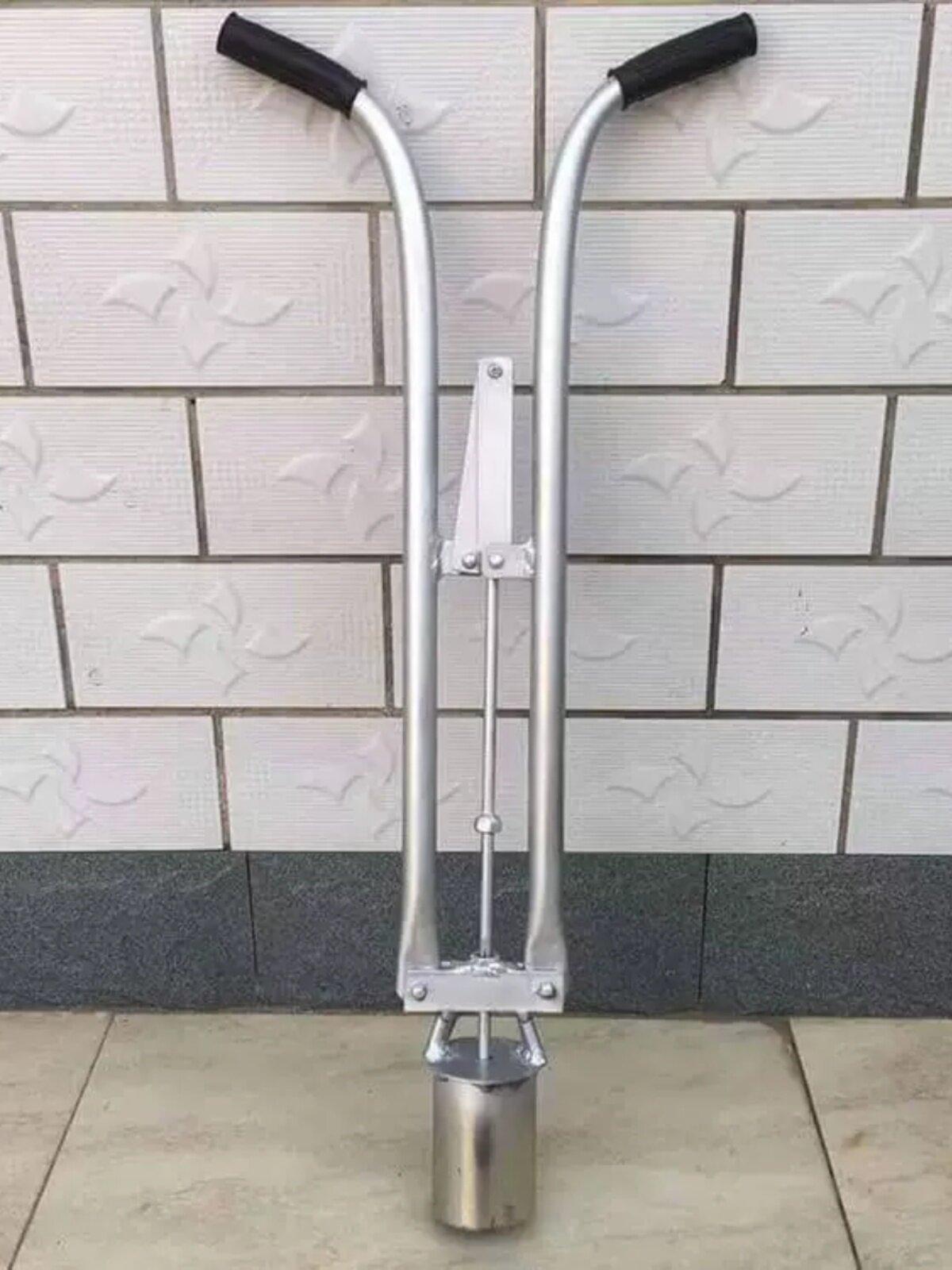 비닐 천공기 타공기 펀칭기 농작물 묘목 파종기 농기구 지름 5cm 깊이 10cm - 상세 이미지 5