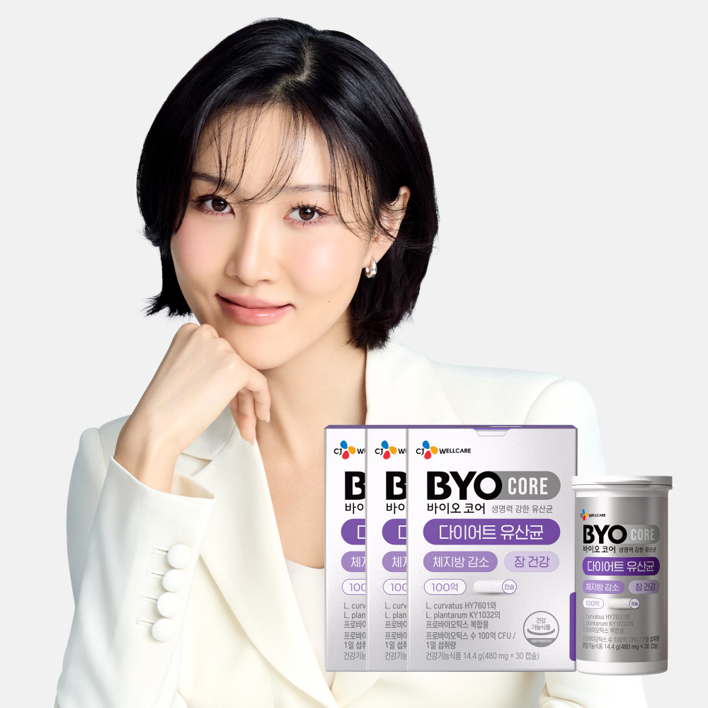 CJ 바이오코어 100억 다이어트 유산균 체지방 감소 화사 유산균 30캡슐, 3개 제품 이미지