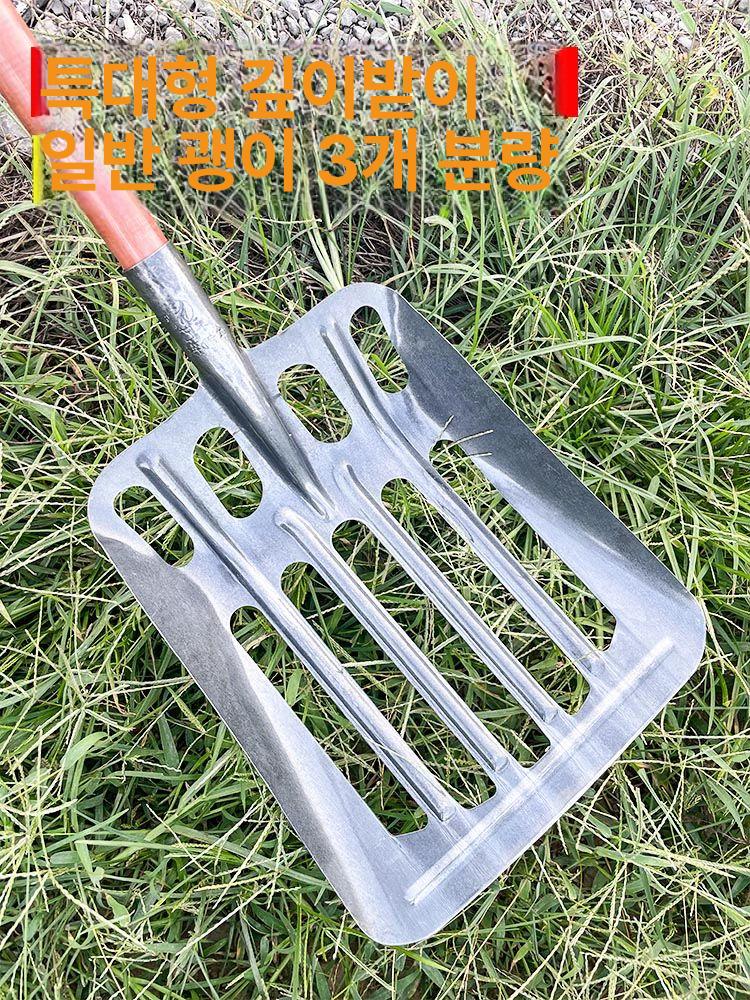 돌고르기 삽 자갈 소형 곡물 작은 대형 대형 평평한 머리 - 상세 이미지 4
