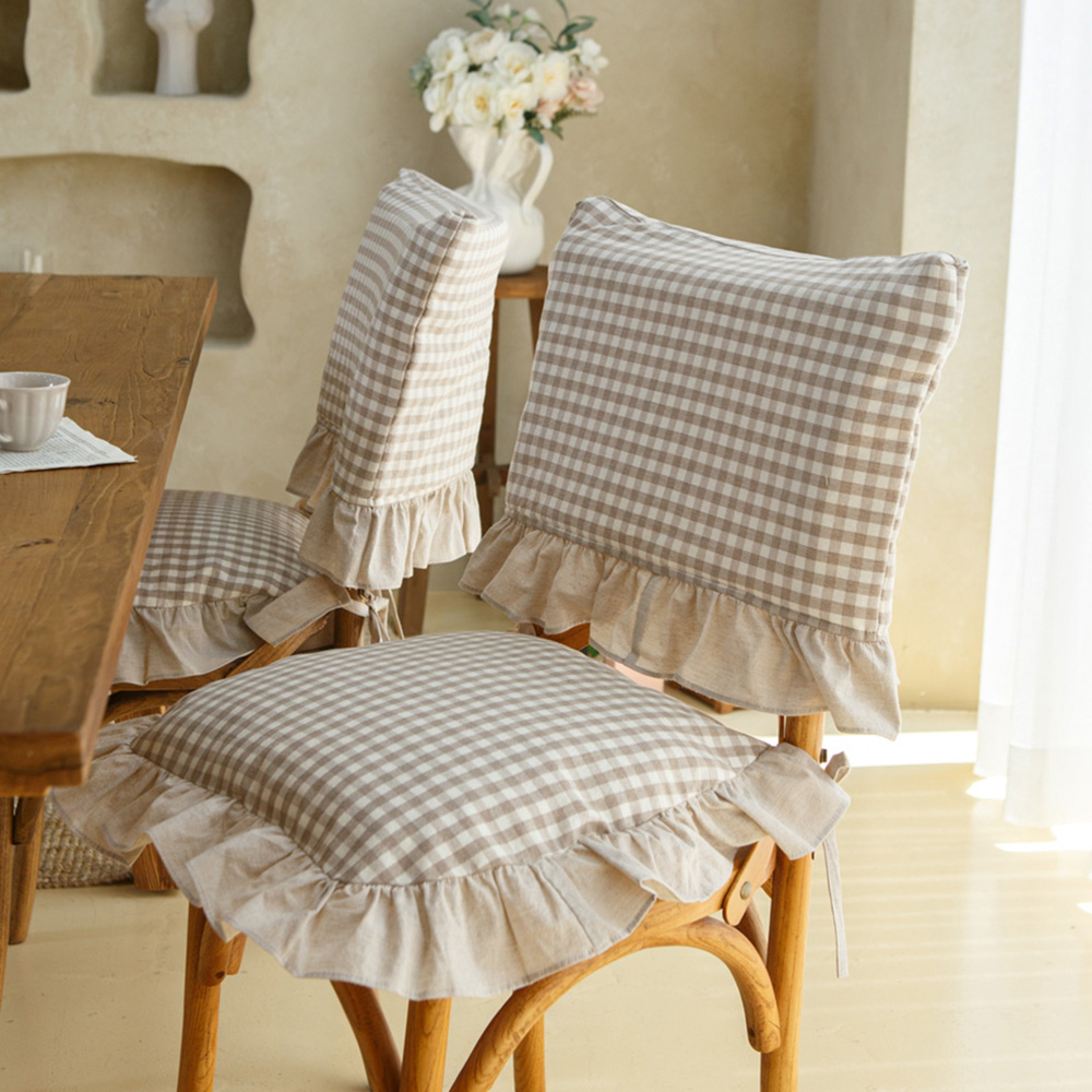 식탁 의자 등커버, 맞춤제작 등받이 리폼 천갈이 덮개 M(45x30cm), 이지 화이트