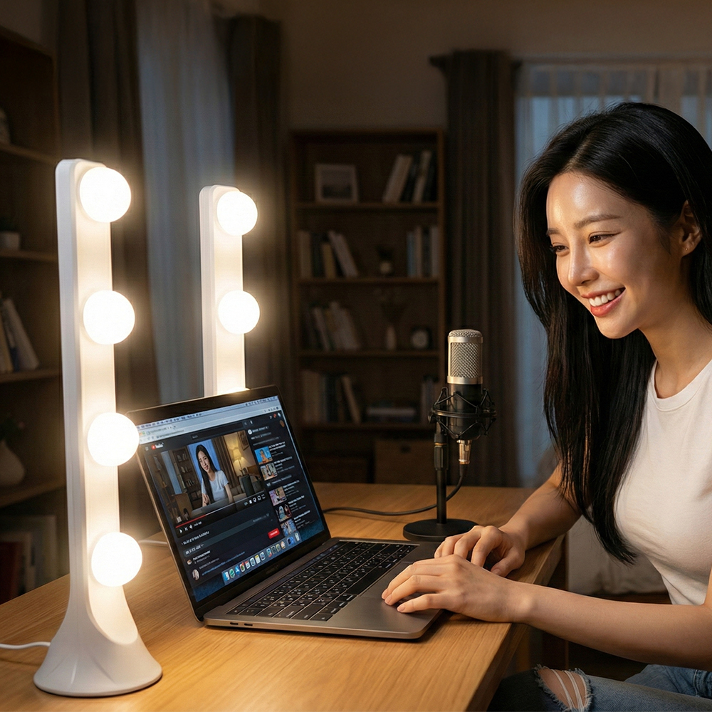 유튜브 촬영 조명 개인 방송 영상 스틱형 LED - 상세 이미지 2