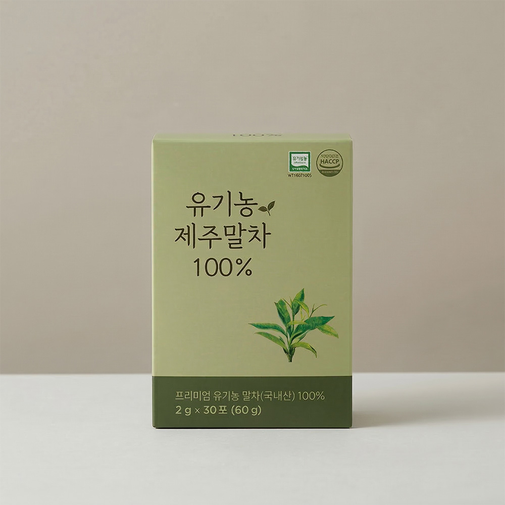 유기농 제주 말차 라떼 말차뜻 녹차 효능 차이 가루 30포 - 상세 이미지 2