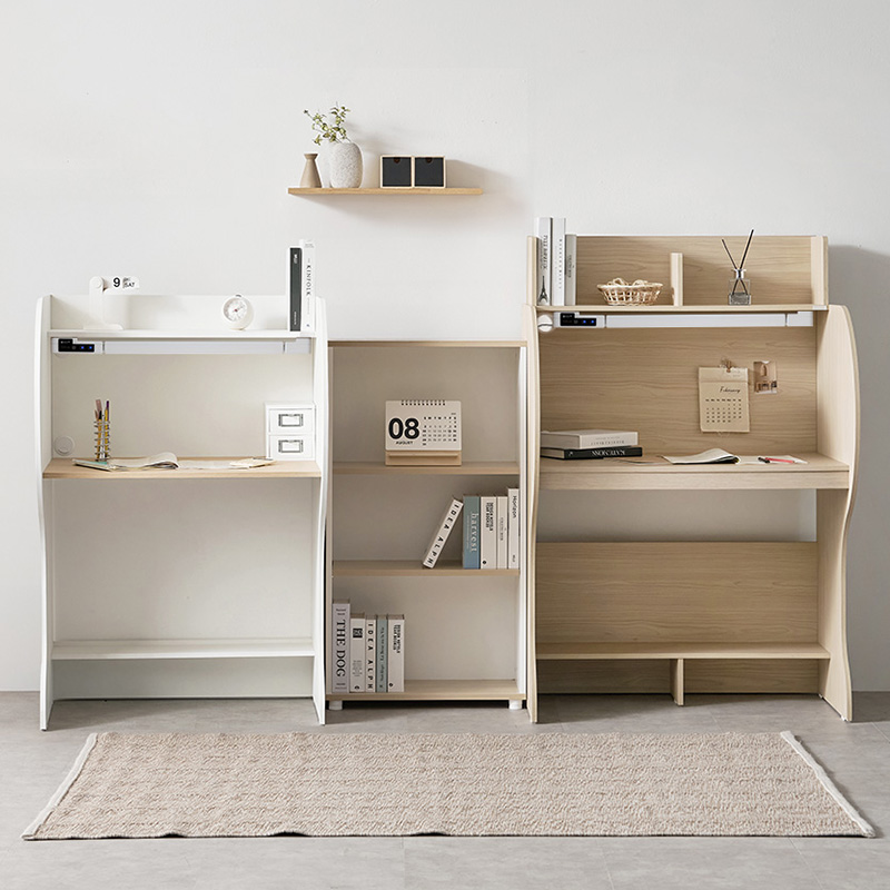 e스마트 칸막이 독서실책상+LED스탠드포함 기본형