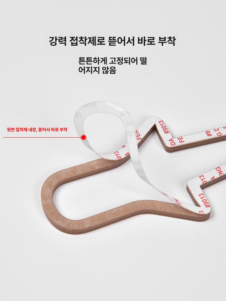 화장실 표지판 매장 남녀 구분 표지 샤워실 가게 표찰 스타일 B 공용 앤티크골드 20x4cm - 상세 이미지 3