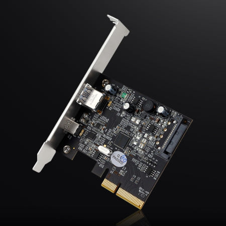 USB3.1 2포트 PCI카드 LP브라켓 PCIE카드 PCIE슬롯 usb확장카드 C포트