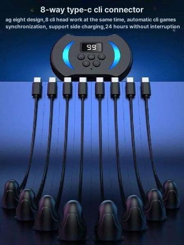 메크로 핸드폰 반복터치 헤드 자동터치 클릭기 오토클리커 6 head - 상세 이미지 4