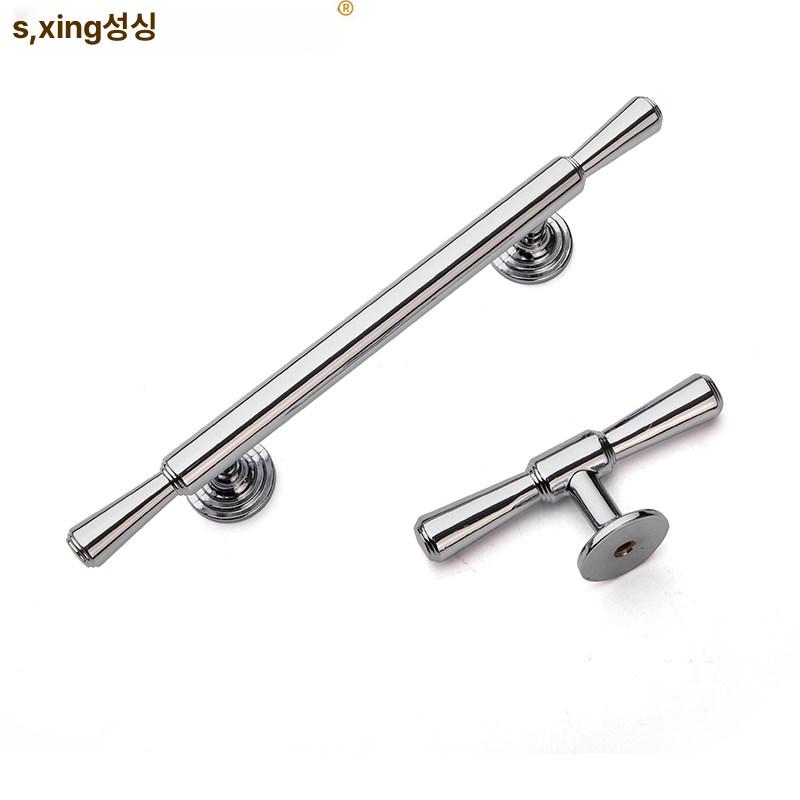 모던 은색 옷장 손잡이 미니멀리스트 캐비닛 손잡이 기본 배송 22mm 나사 - 상세 이미지 4