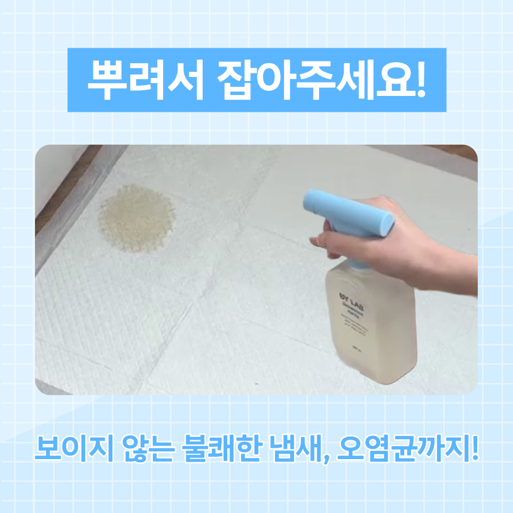 바이랩 강아지 냄새 오줌 암모니아 배변 소변 얼룩 제거 미생물 탈취제 300ml, 1개 - 상세 이미지 2