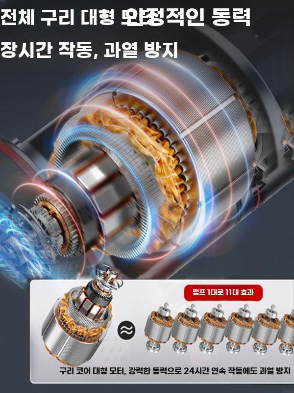 전동 수중모터 무선 급수펌프 원격 수중 양수기 펌프 3단 제어 90분-베어 메탈 - 상세 이미지 5