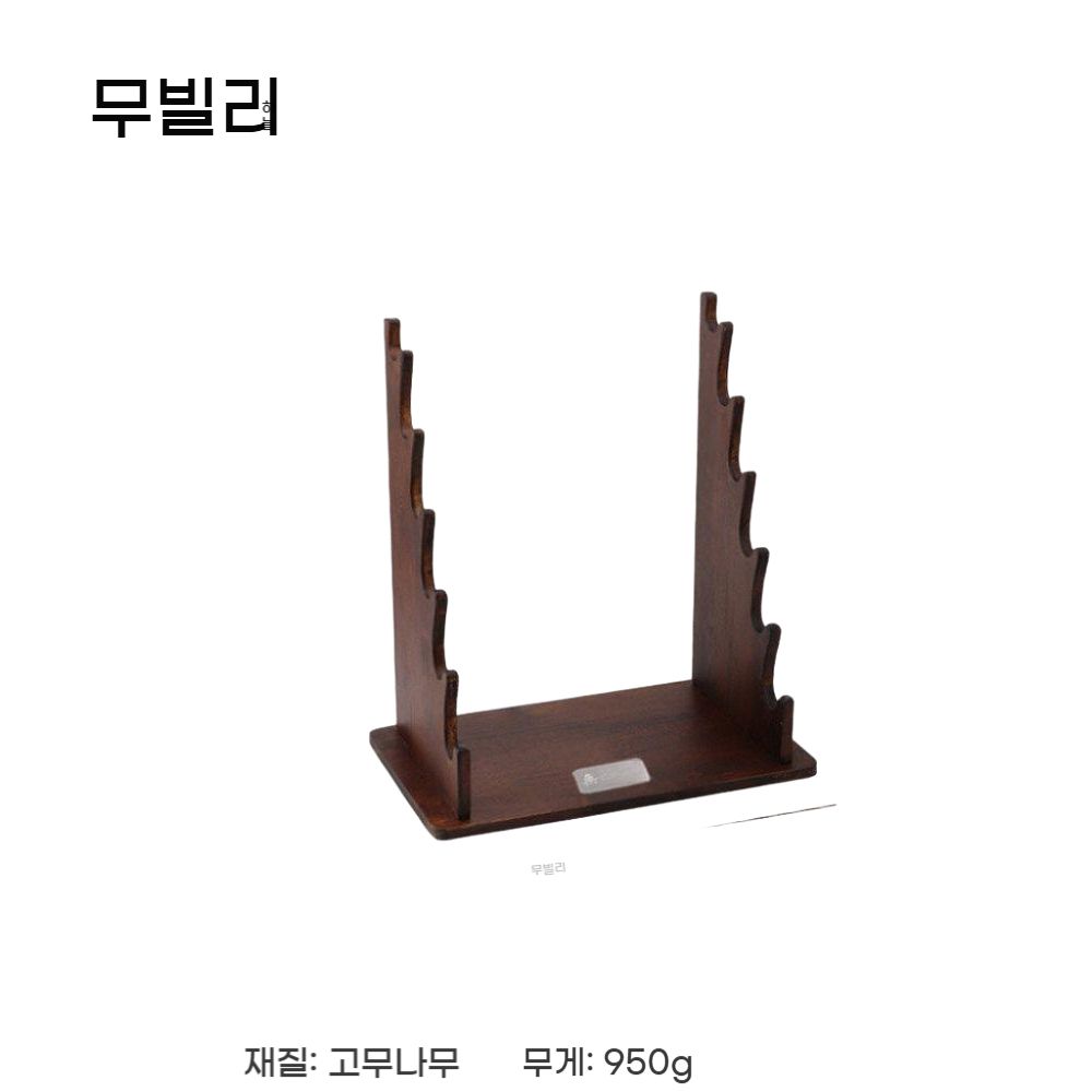 칼 거치대 식도 일식 이자카야 사시미 정리대 원목 건조 주방 칼꽂이 - 상세 이미지 2