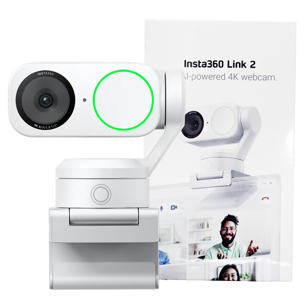 인스타360 Link 2 AI 4K 웹캠 화이트 대표 이미지