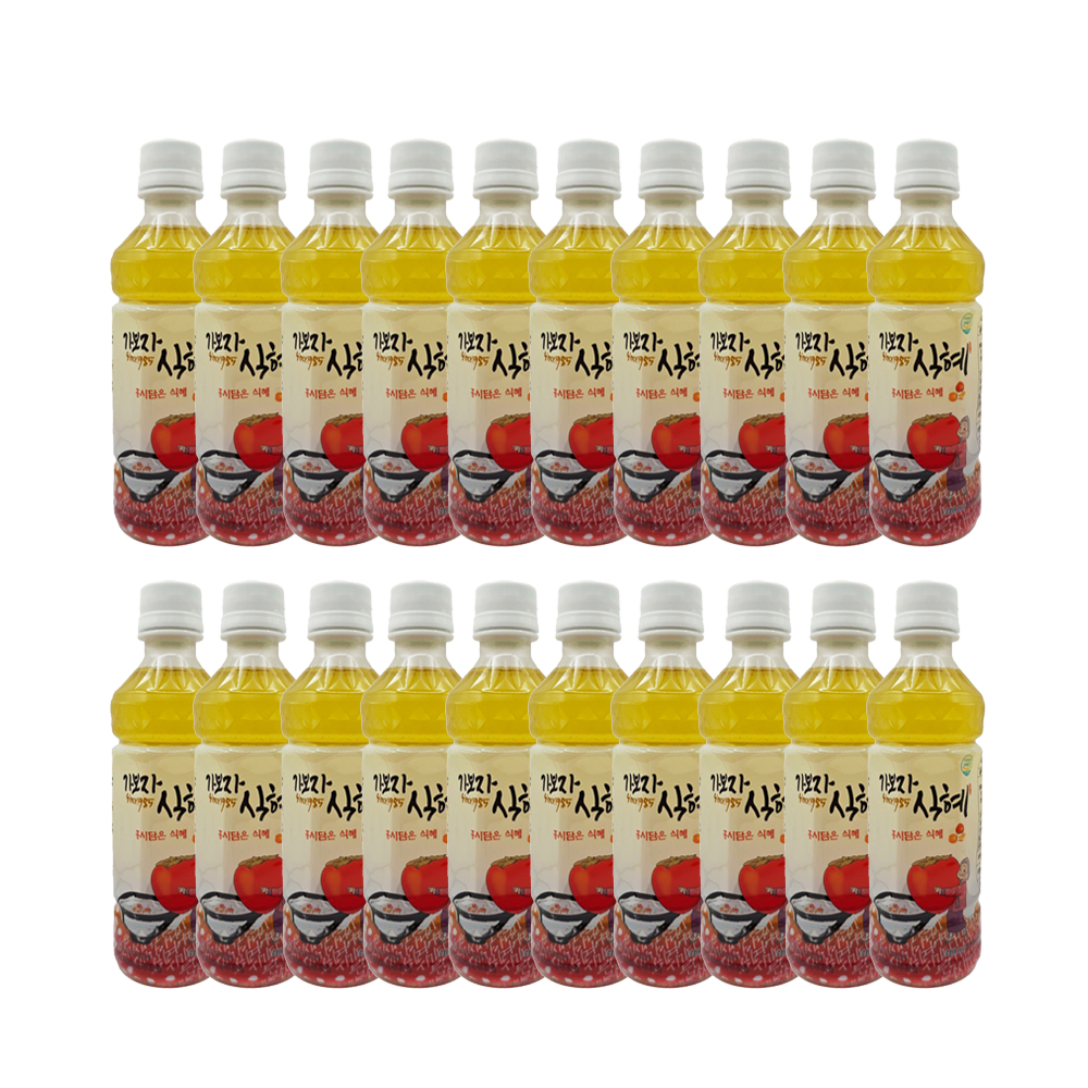 [가보자식혜] 홍시식혜 1박스 340ml, 20개 - 상품 이미지