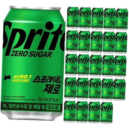 스프라이트 24캔 제로 355ml x