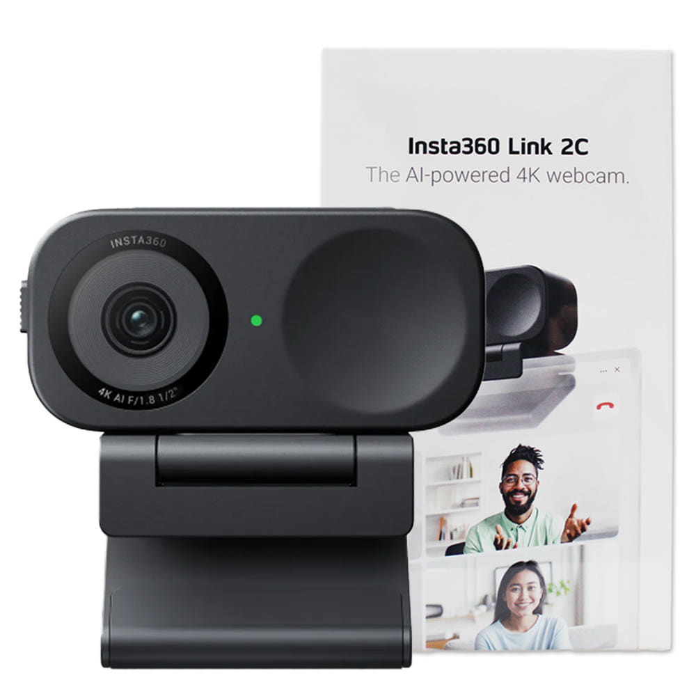 인스타360 Link 2C AI 4K 웹캠 그래파이트 블랙 대표 이미지