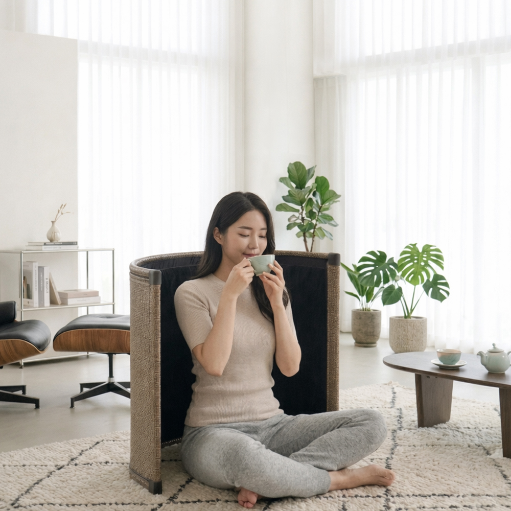 3H 한일온열기 온열돔 원적외선 열돔 찜질기 돔사우나 양자돔 수족냉증 온열기-그래핀 뉴골드육각 - 상세 이미지 3