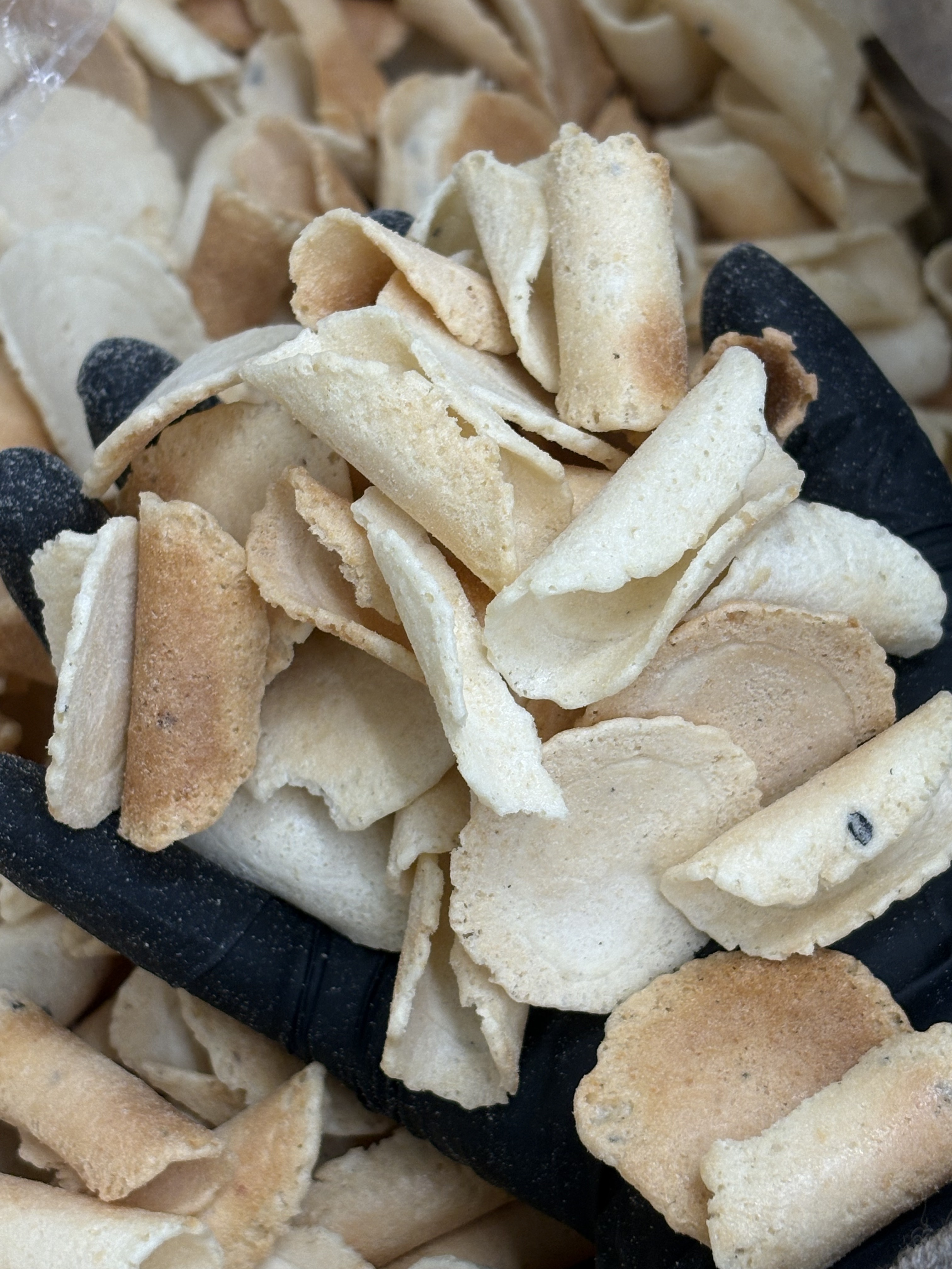 수제두부로 구워만든 꼬마전병 옛날과자 센베이 어린이집 유치원 간식 대용량 450g, 1개 - 상세 이미지 3