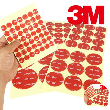 3M VHB 4910 초강력 투명 폼 원형 양면테이프