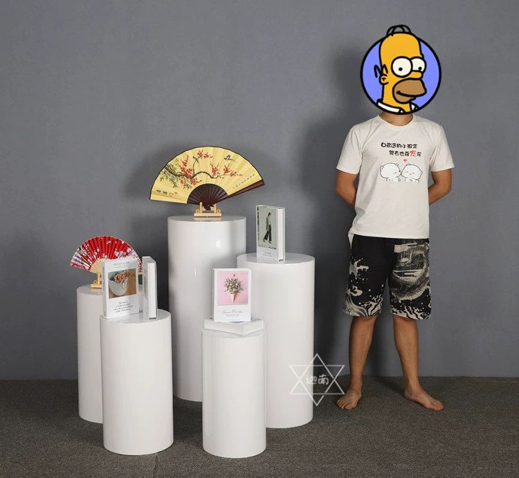 전시 디스플레이 촬영 소품 철제 박스 진열대 스툴 스튜디오 메탈 랙 - 상세 이미지 3