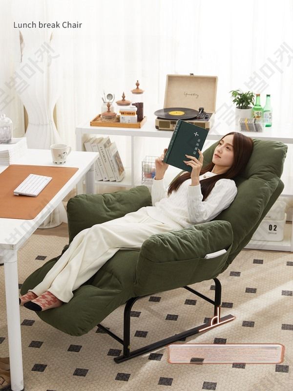 일인쇼파 소파없는거실 편한 1인용 독서의자 리클라이너 - 상품 이미지