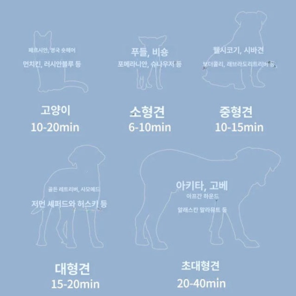 프리미엄 애견 에어탱크 강아지 건조기 대형견 말리는 송풍기 - 상세 이미지 3