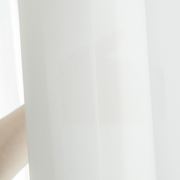 프리미엄 도톰 쉬폰커튼 화이트 이음선없는 나비주름 맞춤제작 높이260이하