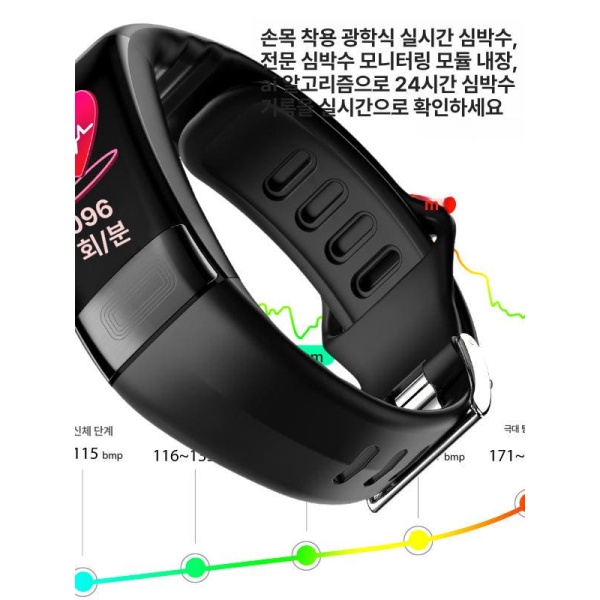 프리미엄 연속혈당측정기 스마트워치 고정밀 혈당 혈압 심박수 혈중산소 건강 모니터링 노인용 - 상세 이미지 4