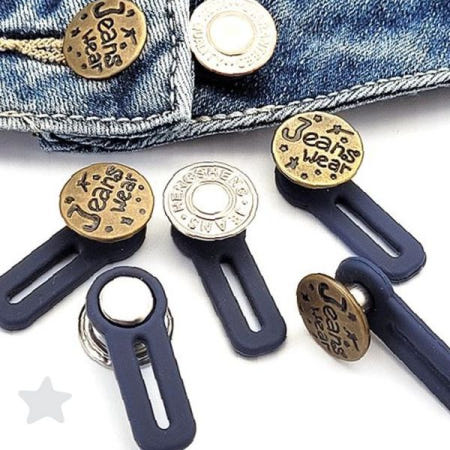 바지 허리 사이즈 조절 연장 단추 후크 고리 만능 확대 아이템 의류 수선 없이