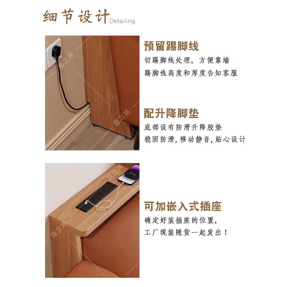 원목 좁은 탁자 소파 원목 용 수납 뒷부분 선반 틈새 가구 125x12x93 이미지 6