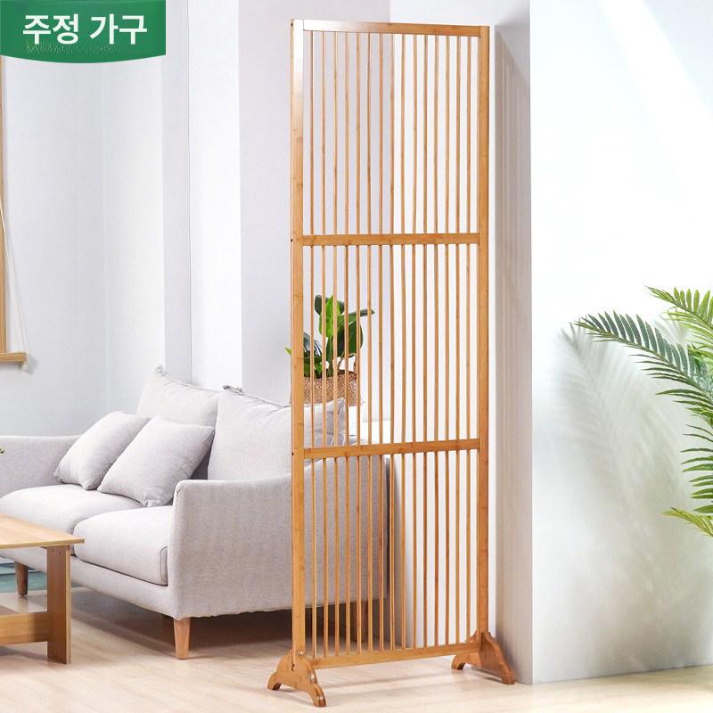 테라스 파티션 원목색 공간분리 베란다 가림막 대형 카페 현관 플랫폼 내추럴컬러 조립 완료 - 상세 이미지 2