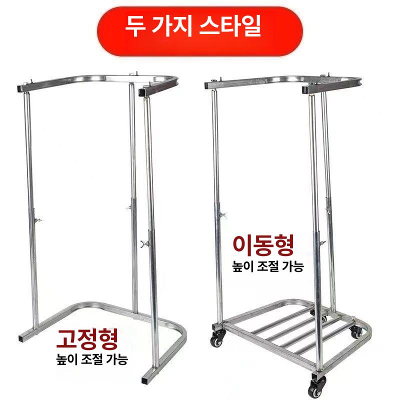 마대걸이 분리수거 프레임 견고한 스테인리스 이동식 높이조절 마대거치대 받침대 바퀴 없음 - 상세 이미지 5