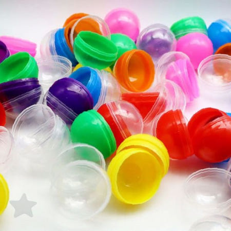 투명 플라스틱 구형 용기 이벤트 경품 추첨 게임 놀이 행사 판촉 어린이 장난감