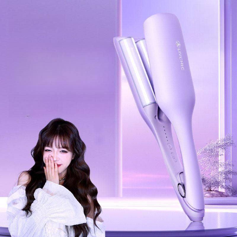 물결 스타일링 매직기 고데기 볼륨 스타일러 뿌리볼륨 헤어브러쉬 헤어스타일러 - 상세 이미지 2